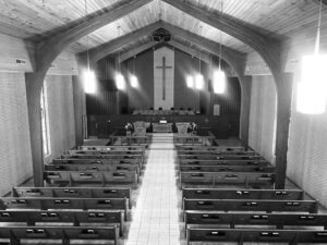 Sanctuary during worship