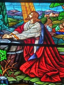 Jesus prayed in the Garden